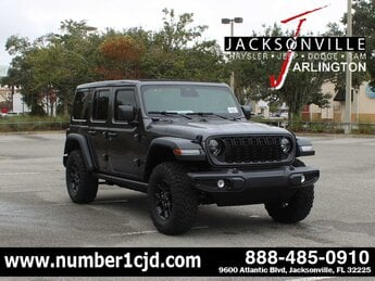 2026 Granite Crystal Metallic Clearcoat Jeep Wrangler Willys Automatic 4 Door 4X4 SUV