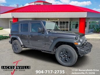 2026 Anvil Clear Coat Jeep Wrangler Sport 2.0L I4 DOHC Engine 4X4 4 Door SUV