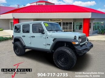 2024 Earl Clearcoat Jeep Wrangler Sport S 2.0L I4 DOHC Engine 4X4 SUV Automatic