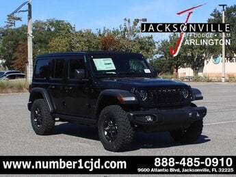 2026 Black Clearcoat Jeep Wrangler Willys 4 Door G 2.0L 4 Cylinder Engine2.0 SUV 4X4 Automatic