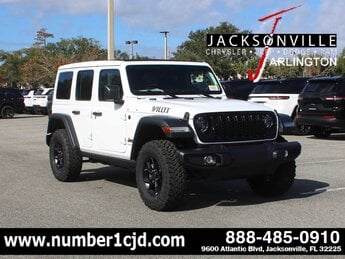 2026 Bright White Clearcoat Jeep Wrangler Willys SUV G 2.0L 4 Cylinder Engine2.0 Automatic