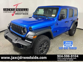 2026 Hydro Blue Pearlcoat Jeep Wrangler Sport S 4 Door SUV 4X4
