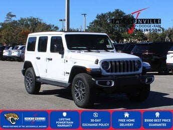 2026 Bright White Clearcoat Jeep Wrangler Sahara 4X4 4 Door SUV Automatic