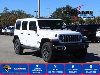 2026 Bright White Clearcoat Jeep Wrangler Sahara 4X4 4 Door SUV Automatic