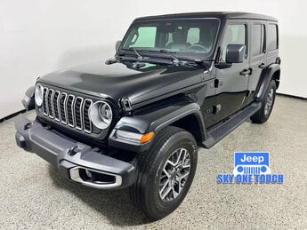 2025 Black Clearcoat Jeep Wrangler Sahara Automatic SUV 4 Door 4X4
