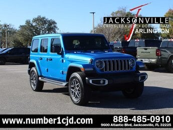 2024 Hydro Blue Pearlcoat Jeep Wrangler Sahara G 2.0L 4 Cylinder Engine2.0 Automatic SUV 4 Door
