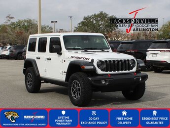 2026 Bright White Clearcoat Jeep Wrangler Rubicon 4 Door Automatic G 3.6L V6 Cylinder Engine3.6 4X4