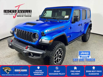 2026 Hydro Blue Pearlcoat Jeep Wrangler Rubicon SUV G 3.6L V6 Cylinder Engine3.6 4X4 Automatic