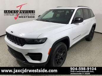 2025 Bright White Clearcoat Jeep Grand Cherokee Altitude X G 3.6L V6 Cylinder Engine3.6 SUV RWD