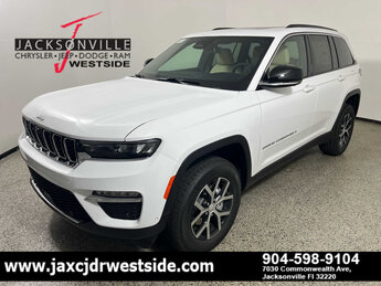 2025 Bright White Clearcoat Jeep Grand Cherokee Limited G 3.6L V6 Cylinder Engine3.6 SUV 4X4