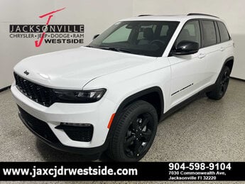 2025 Bright White Clearcoat Jeep Grand Cherokee Limited 4X4 G 3.6L V6 Cylinder Engine3.6 Automatic 4 Door SUV