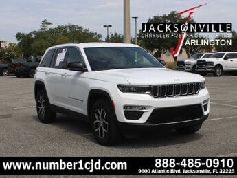 2023 Bright White Clearcoat Jeep Grand Cherokee Limited Automatic G 3.6L V6 Cylinder Engine3.6 SUV