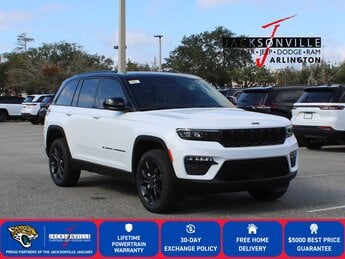 2025 Bright White Clearcoat Jeep Grand Cherokee Limited 4X4 4 Door SUV Automatic