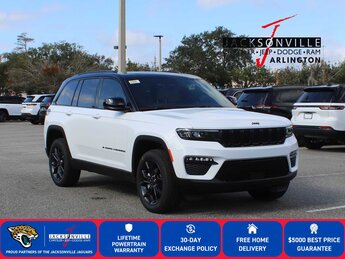 2025 Bright White Clearcoat Jeep Grand Cherokee Limited 4X4 4 Door SUV Automatic