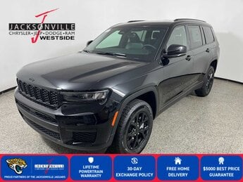 2025 Diamond Black Crystal Pearlcoat Jeep Grand Cherokee L Altitude X RWD 4 Door SUV