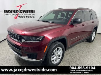 2025 Velvet Red Pearlcoat Jeep Grand Cherokee L Laredo X RWD 4 Door Automatic