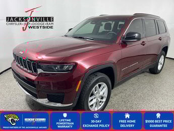2025 Velvet Red Pearlcoat Jeep Grand Cherokee L Laredo X G 3.6L V6 Cylinder Engine3.6 Automatic 4 Door