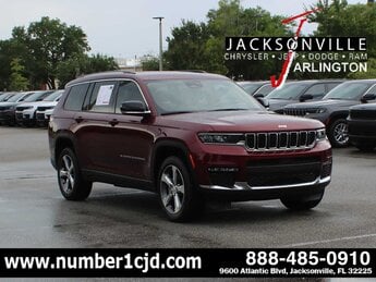 2022 Velvet Red Pearlcoat Jeep Grand Cherokee L Limited 4 Door SUV RWD Automatic G 3.6L V6 Cylinder Engine3.6