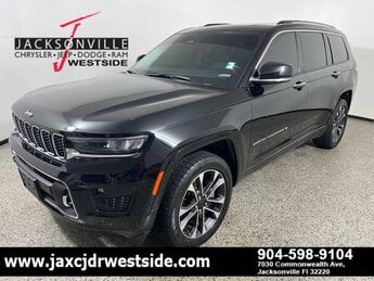 2021 Diamond Black Crystal Pearlcoat Jeep Grand Cherokee L Overland RWD G 3.6L V6 Cylinder Engine3.6 SUV