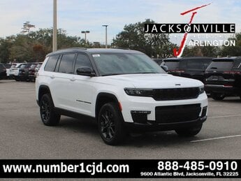 2025 Bright White Clearcoat Jeep Grand Cherokee L Limited 4 Door SUV Automatic