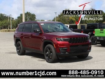 2025 Velvet Red Pearlcoat Jeep Grand Cherokee L Limited 4X4 G 3.6L V6 Cylinder Engine3.6 SUV Automatic