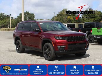 2025 Velvet Red Pearlcoat Jeep Grand Cherokee L Limited 4X4 SUV Automatic G 3.6L V6 Cylinder Engine3.6