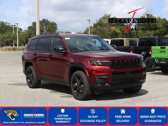 2025 Velvet Red Pearlcoat Jeep Grand Cherokee L Limited 4X4 SUV Automatic G 3.6L V6 Cylinder Engine3.6