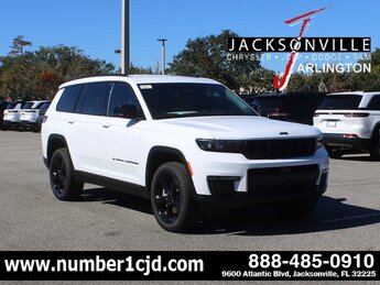 2025 Bright White Clearcoat Jeep Grand Cherokee L Limited 4X4 SUV 4 Door Automatic