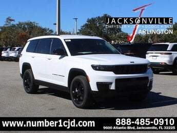 2025 Bright White Clearcoat Jeep Grand Cherokee L Limited 4X4 SUV 4 Door Automatic