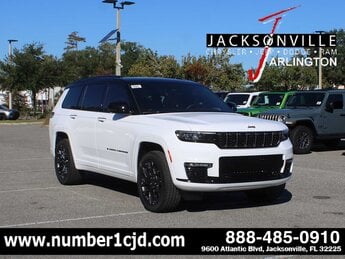 2025 Bright White Clearcoat Jeep Grand Cherokee L Summit Reserve SUV Automatic G 3.6L V6 Cylinder Engine3.6