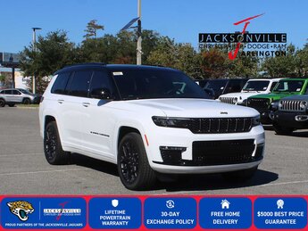 2025 Bright White Clearcoat Jeep Grand Cherokee L Summit Reserve SUV 4X4 Automatic 4 Door