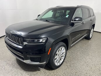 2021 Diamond Black Crystal Pearlcoat Jeep Grand Cherokee L Summit Automatic 4X4 SUV