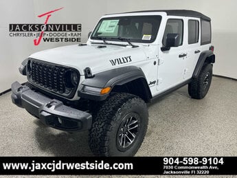 2026 Bright White Clearcoat Jeep Wrangler Willys SUV Automatic 4X4
