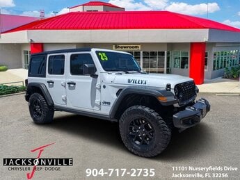 2025 Jeep Wrangler Willys 4xe SUV 4 Door Automatic 4X4 2.0L I4 DOHC Engine