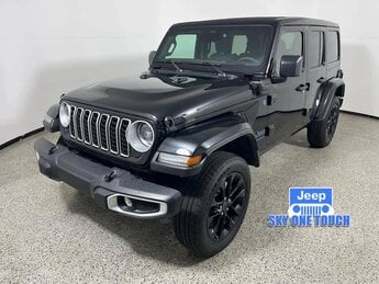 2025 Black Clearcoat Jeep Wrangler Sahara 4xe 4X4 4 Door SUV