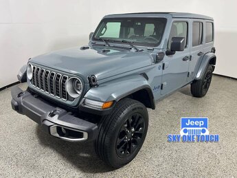2025 Anvil Clearcoat Jeep Wrangler 4xe Sahara SUV Automatic 4 Door 4X4