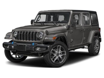 2025 Granite Crystal Metallic Clearcoat Jeep Wrangler 4xe Sahara H 2.0L 4 Cylinder Engine2.0 Automatic SUV 4 Door