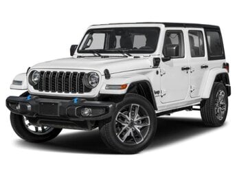 2025 Bright White Clearcoat Jeep Wrangler 4xe Rubicon Automatic 4 Door SUV H 2.0L 4 Cylinder Engine2.0