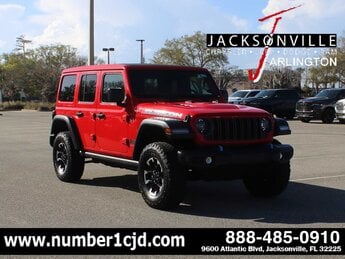 2025 Firecracker Red Clearcoat Jeep Wrangler 4xe Rubicon H 2.0L 4 Cylinder Engine2.0 Automatic 4X4 4 Door SUV