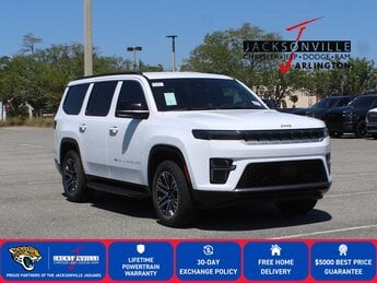 2026 Bright White Clearcoat Jeep Grand Wagoneer 4 Door Automatic RWD G 3.0L Straight 6 Cylinder Engine3.0