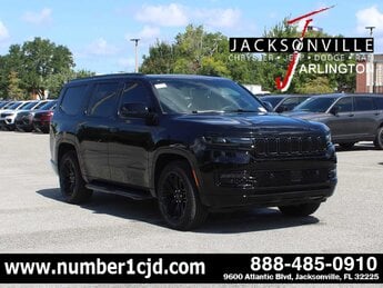2025 Diamond Black Crystal Pearlcoat Jeep Wagoneer Series II Carbide Automatic SUV 4X4 4 Door