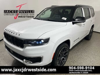 2025 Bright White Clearcoat Jeep Wagoneer Series III Super G 3.0L Straight 6 Cylinder Engine3.0 Automatic 4X4 SUV