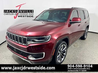 2022 Velvet Red Pearlcoat Jeep Wagoneer Series III G 5.7L 8 Cylinder Engine5.7 4 Door Automatic SUV