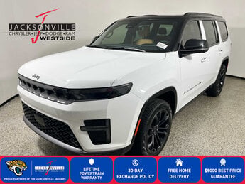 2026 Bright White Clearcoat Jeep Grand Wagoneer Summit Reserve 4 Door 4X4 SUV Automatic G 3.0L Straight 6 Cylinder Engine3.0