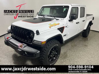 2024 Bright White Clearcoat Jeep Gladiator Jeep Beach Automatic Truck G 3.6L V6 Cylinder Engine3.6 4X4