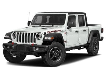 2022 Bright White Clearcoat Jeep Gladiator Rubicon G 3.6L V6 Cylinder Engine3.6 Truck Automatic 4 Door 4X4