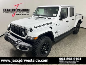 2025 Bright White Clearcoat Jeep Gladiator High Tide G 3.6L V6 Cylinder Engine3.6 Truck 4 Door