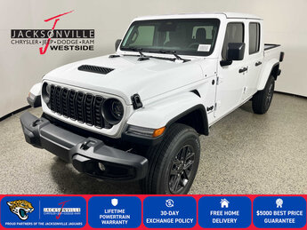 2026 Bright White Clearcoat Jeep Gladiator Sport S Automatic G 3.6L V6 Cylinder Engine3.6 4X4 4 Door Truck
