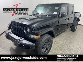 2025 Black Clearcoat Jeep Gladiator Sport S Automatic G 3.6L V6 Cylinder Engine3.6 Truck 4X4