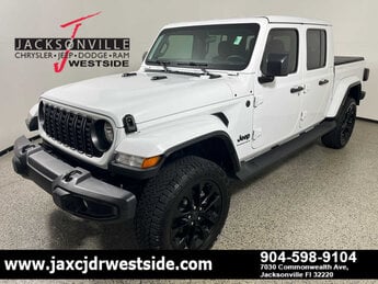 2025 Bright White Clearcoat Jeep Gladiator Nighthawk 4X4 Truck G 3.6L V6 Cylinder Engine3.6 4 Door Automatic
